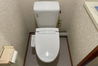 江南市でトイレの交換工事をしました。