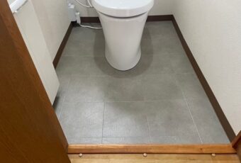 トイレ交換工事　施工後